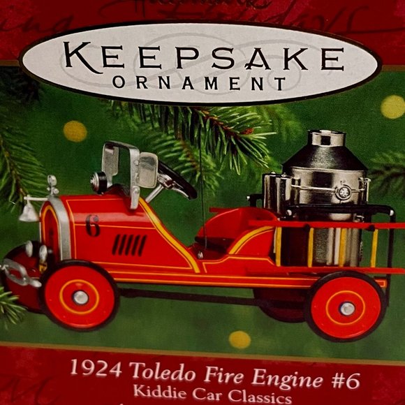 Fire Engine Hallmark Ornament - Picture 1 of 11